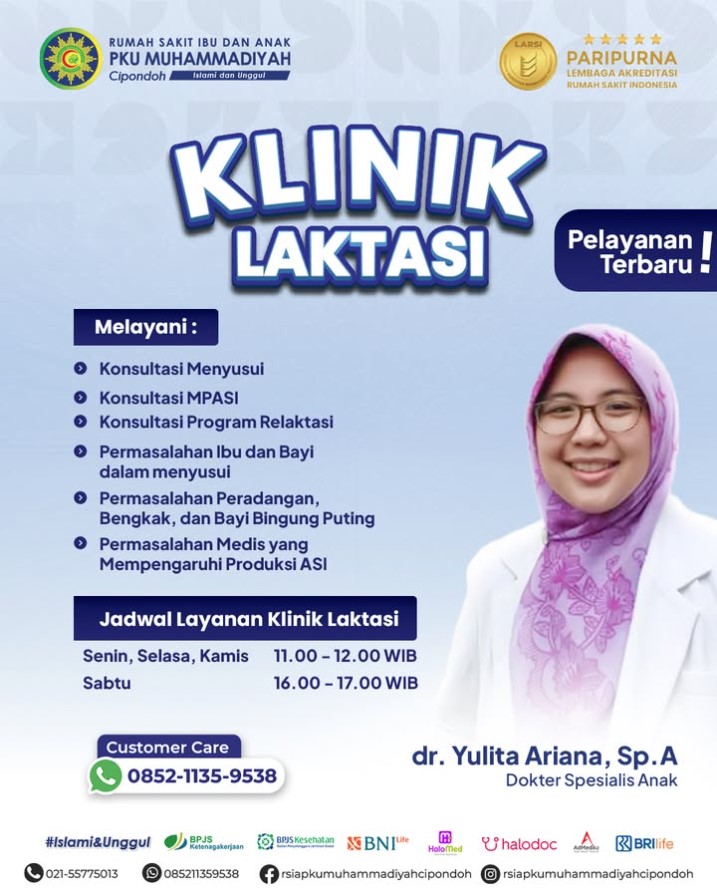 KLINIK LAKTASI RSIA PKU Muhammadiyah Cipondoh